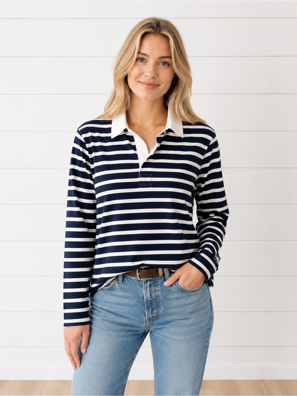 Barbarian Navy Rugby Shirt - XL